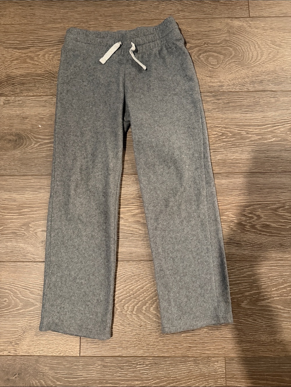 Kids Gray Glitter Drawstring elastic Waist Sweatpants Faded Glory M 7/8